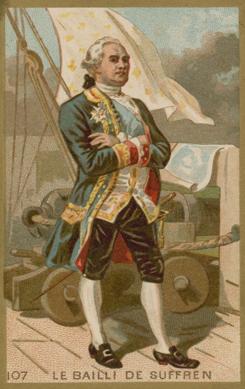 Pierre Andre de Suffren，法国海军上将 作者 法语学校