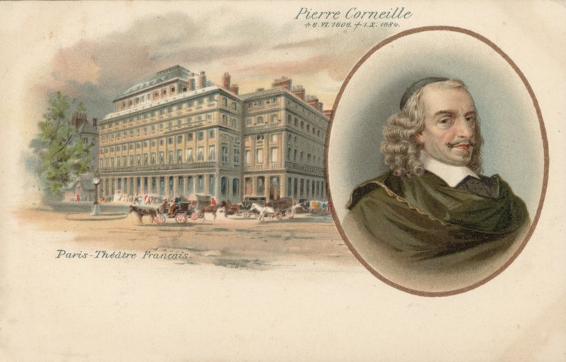 Pierre Corneille (colour litho) 作者 法语学校