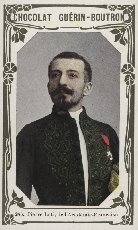 Pierre Loti，来自Academie-Francaise（彩色照片） 作者 法语学校