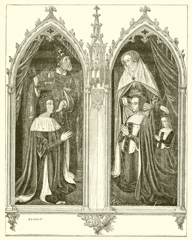 Pierre de Bourbon和他的妻子Anne de Beaujeu 作者 法语学校