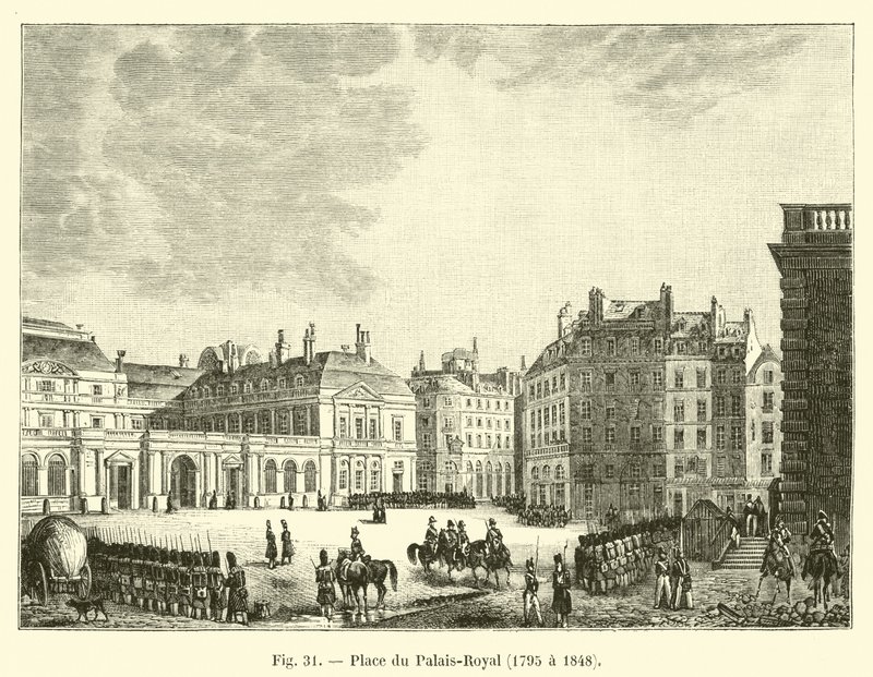 Place du Palais-Royal，1795年至1848年 作者 法语学校