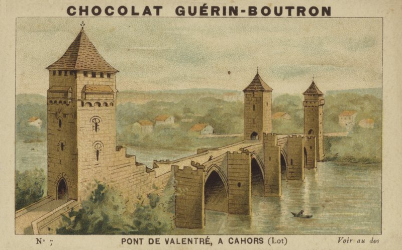 Pont de Valentre，位于卡奥尔，Lot 作者 法语学校
