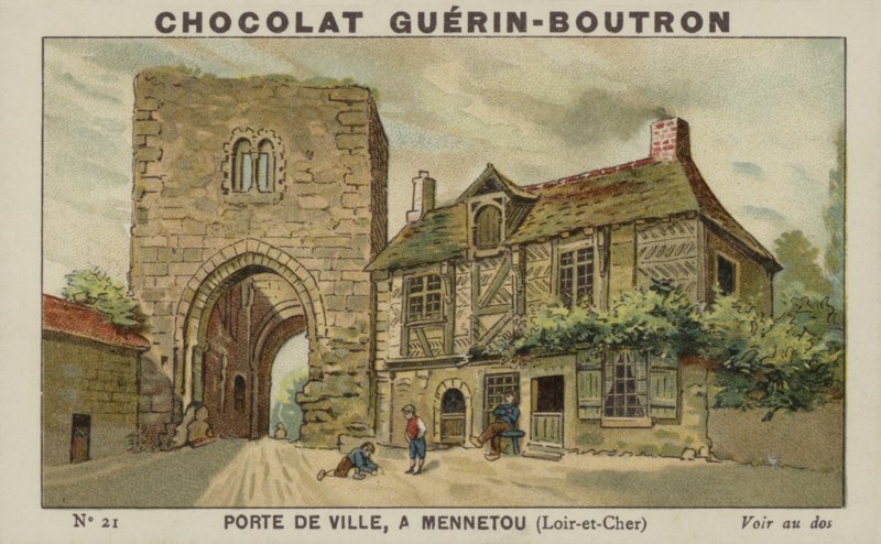 Porte de Ville，位于Loir-et-Cher的Mennetou 作者 法语学校