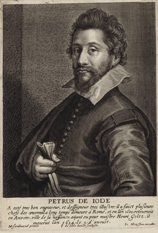 Pieter de Jode的肖像我 作者 法语学校