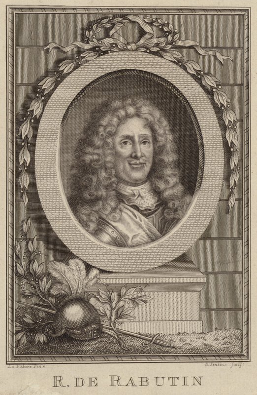 Roger de Rabutin画象，Bussy计数 作者 法语学校