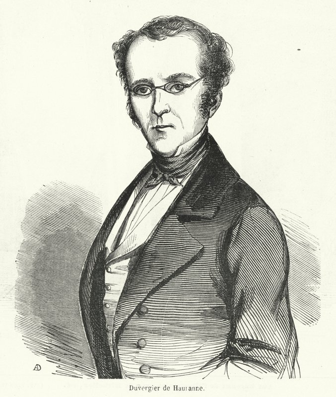 Prosper Duvergier de Hauranne，法国政治家 作者 法语学校