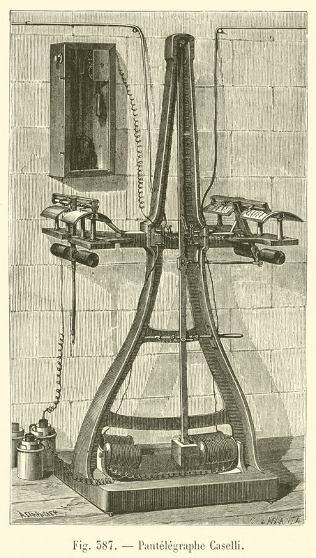 Puntelegraphe Caselli (engraving) 作者 法语学校