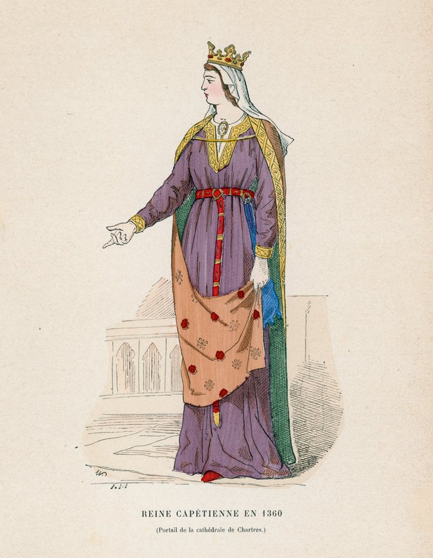 女王在1360年 作者 法语学校