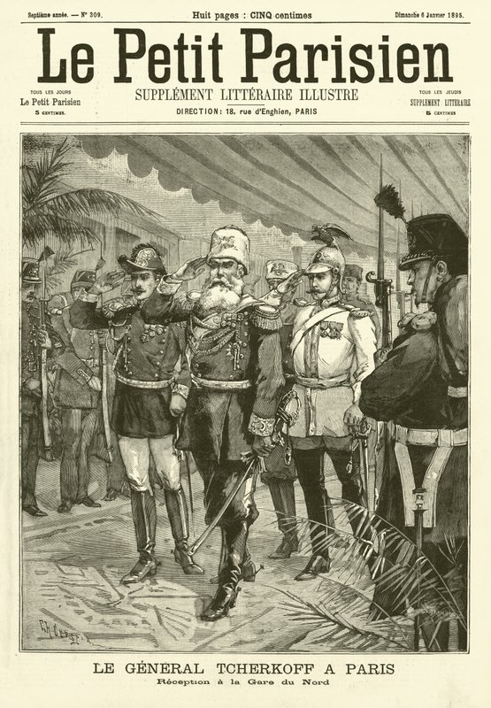 Reception of Russian General Chertkov at the Gare du Nord, Paris (engraving) 作者 法语学校