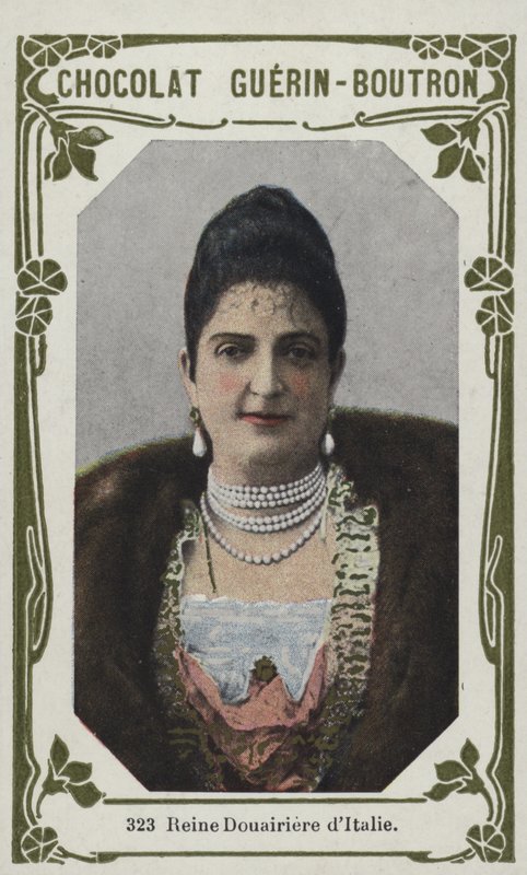 Queen Douairiere dItalie（彩色照片） 作者 法语学校