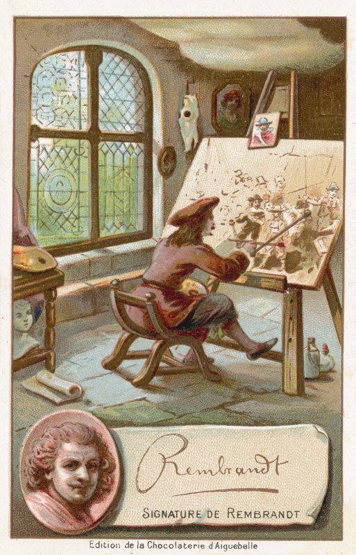 Rembrandt van Rijn，荷兰艺术家 作者 法语学校