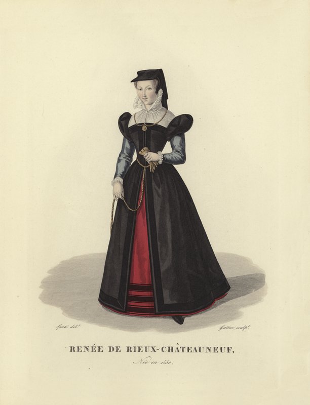 Renee de Rieuf，美丽的Chateauneuf 作者 法语学校