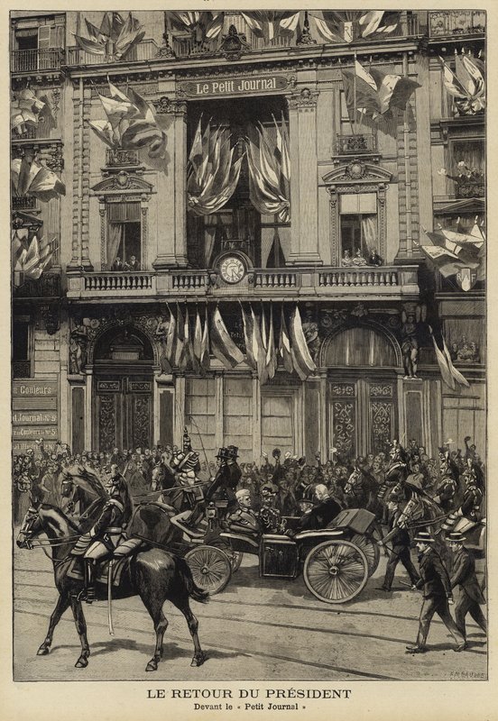 法国总统菲利克斯·福尔1897年访问俄罗斯后回归 作者 法语学校