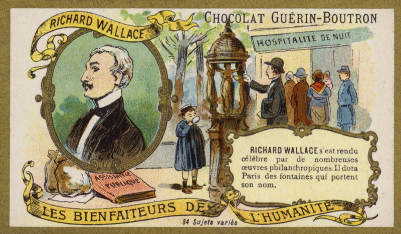 Richard Wallace, English art collector and philanthropist (chromolitho) 作者 法语学校