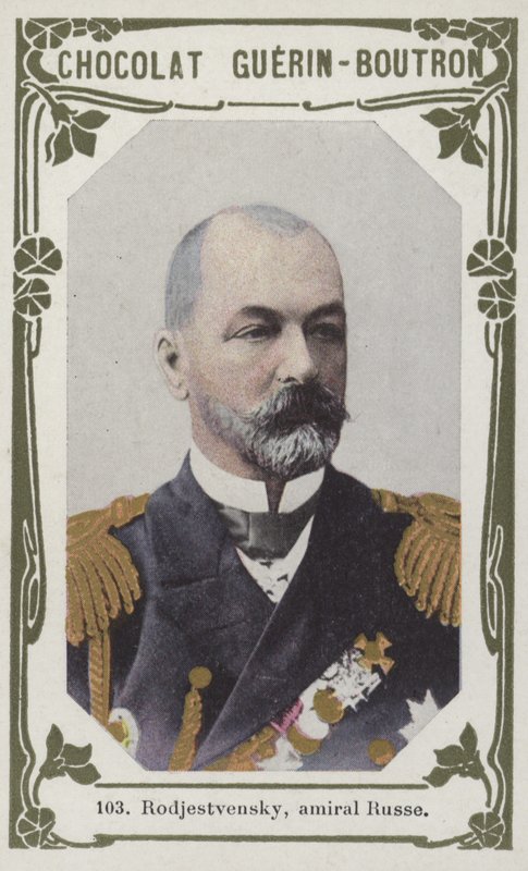 Rodjestvensky，俄罗斯海军上将（彩色照片） 作者 法语学校