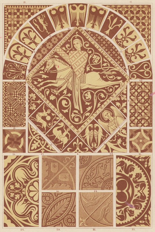 罗马哥特式艺术（彩色石版画） 作者 法语学校