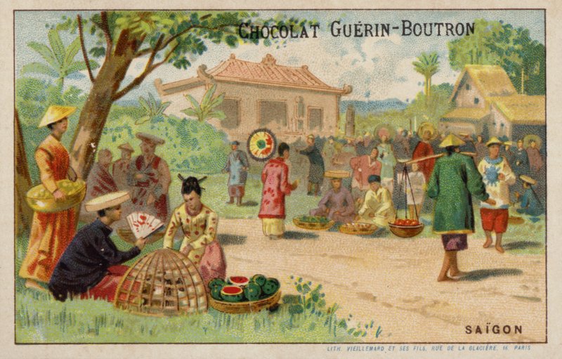 Saigon (chromolitho) 作者 法语学校