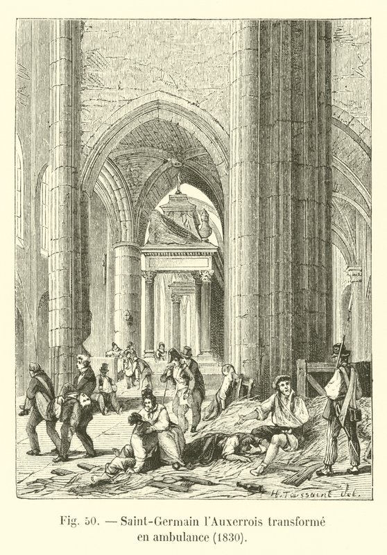 1830年，圣日耳曼lAuxerrois变成了一辆救护车 作者 法语学校