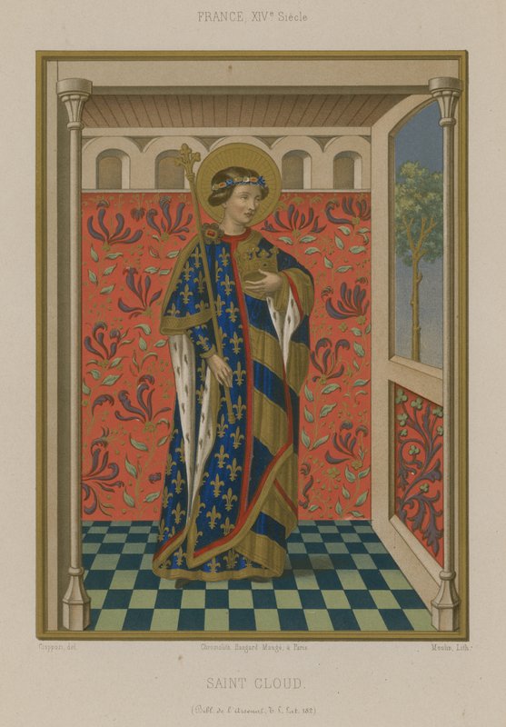 Saint Clodoald，奥尔良国王Chlodomer的儿子 作者 法语学校