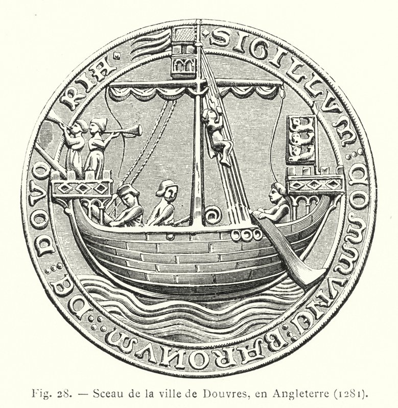 Sceau de la ville de Douvres, en Angleterre 作者 法语学校