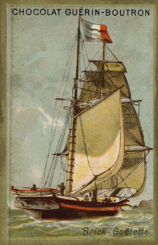 Schooner (chromolitho) 作者 法语学校