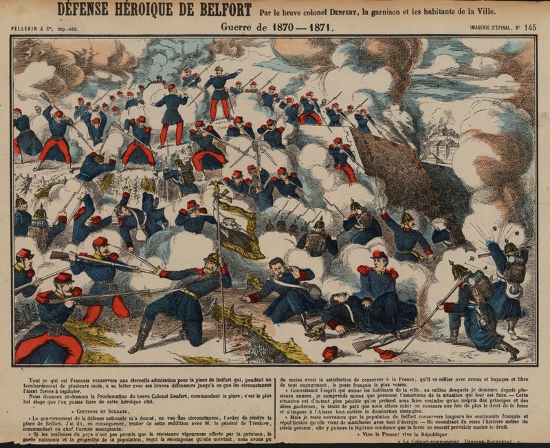 1870年11月-1871年2月，法普战争对贝尔福进行围攻 作者 法语学校