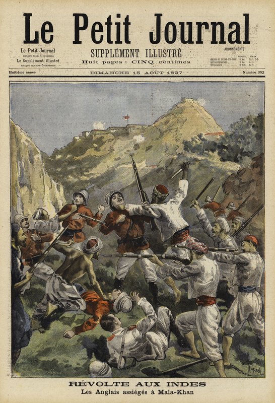 围攻印度马拉根德，1897年 作者 法语学校
