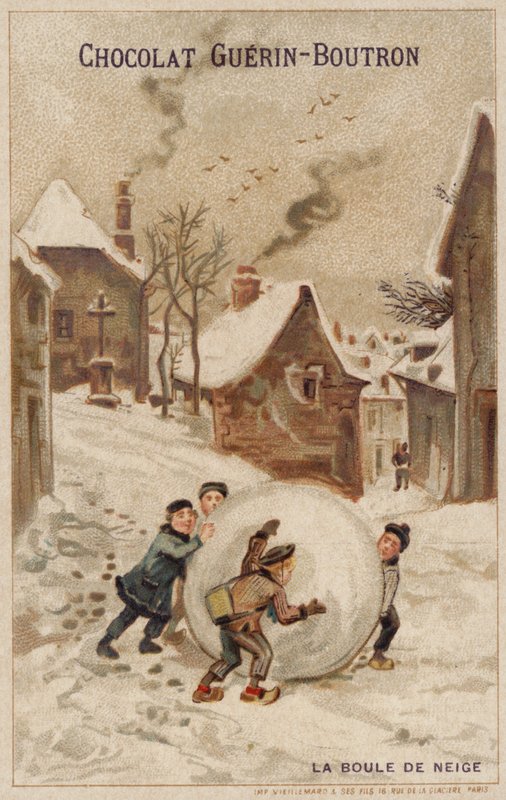 雪球 (chromolitho) 作者 法语学校