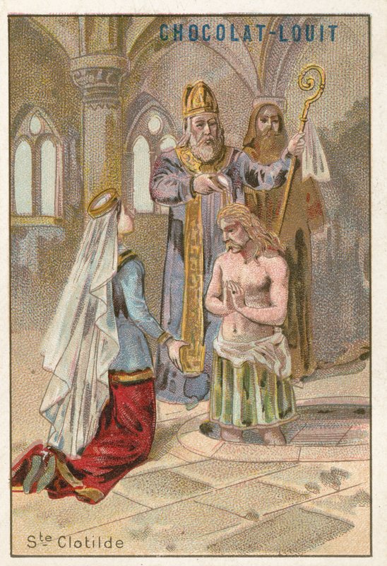 St Clotilde，克洛维斯一世的第二任妻子，弗兰克斯之王 作者 法语学校