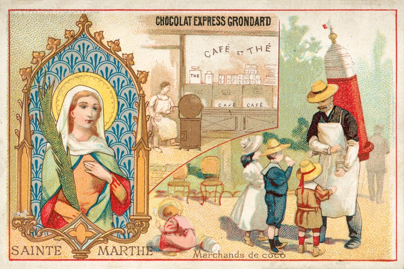 St Martha (chromolitho) 作者 法语学校