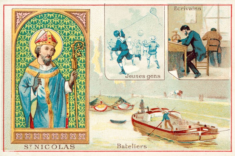 St Nicholas (chromolitho) 作者 法语学校