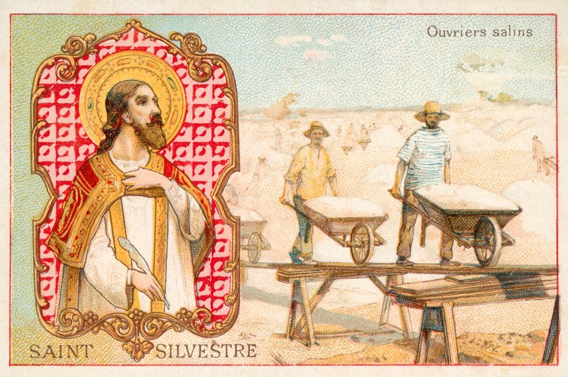 St Sylvester (chromolitho) 作者 法语学校