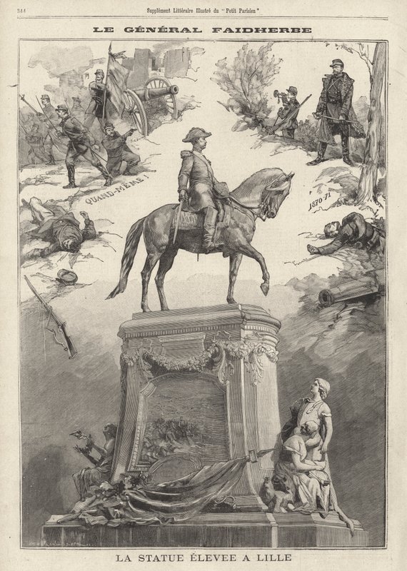 Statue of French general and colonial governor Louis Faidherbe erected at Lille 作者 法语学校