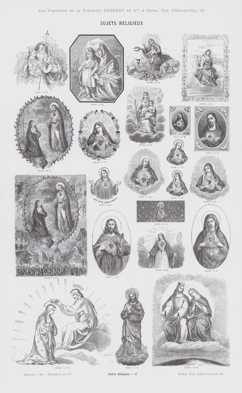 Sujets Religieux (engraving) 作者 法语学校