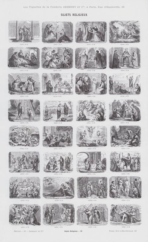 Sujets Religieux (engraving) 作者 法语学校