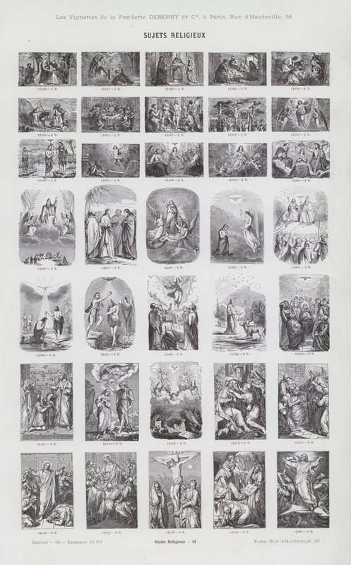 Sujets Religieux (engraving) 作者 法语学校