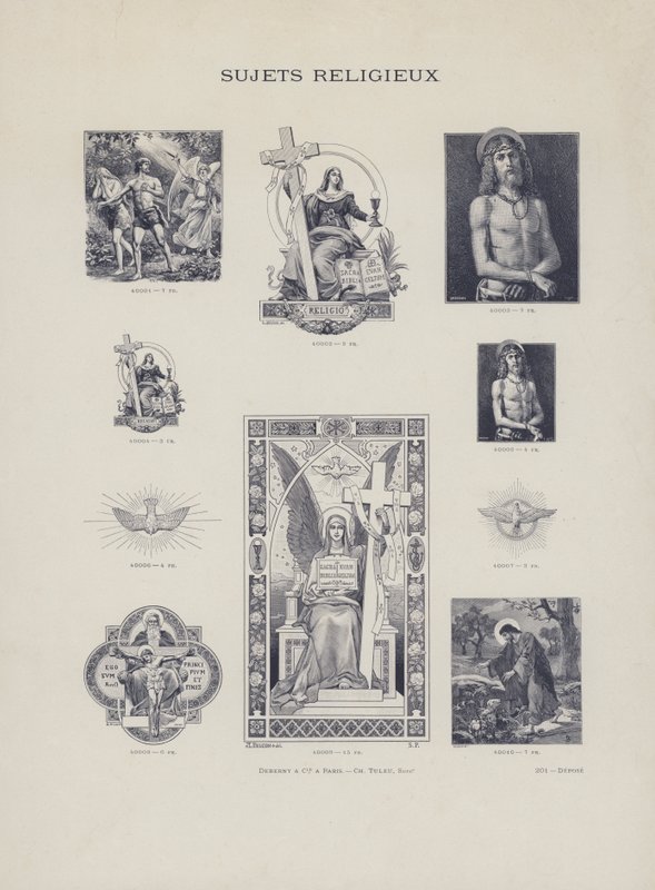 Sujets Religieux (engraving) 作者 法语学校