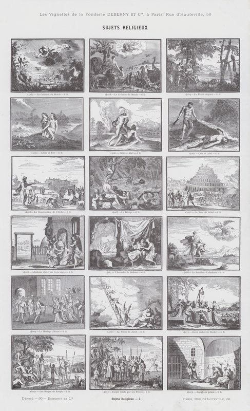 Sujets Religieux (engraving) 作者 法语学校