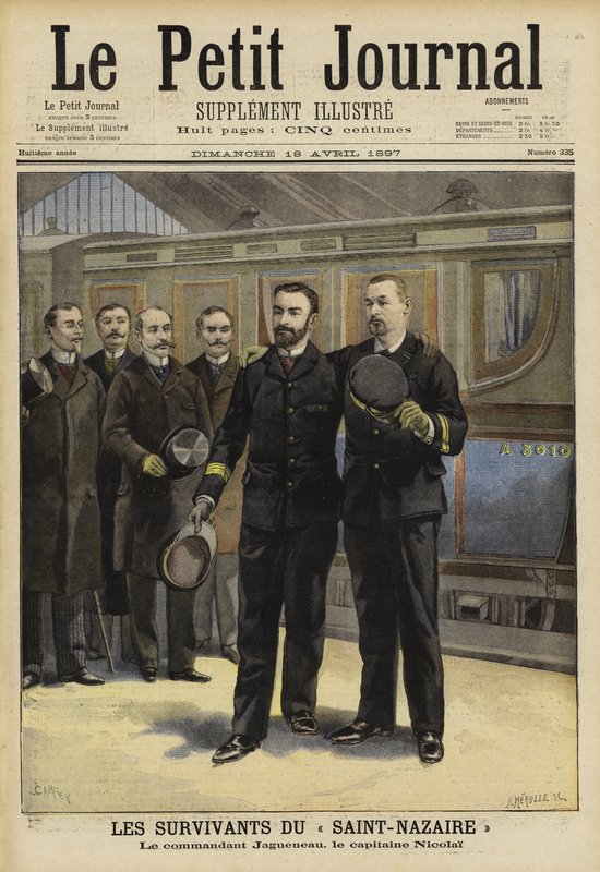 1897年Ville de Saint Nazaire沉没的幸存者 作者 法语学校