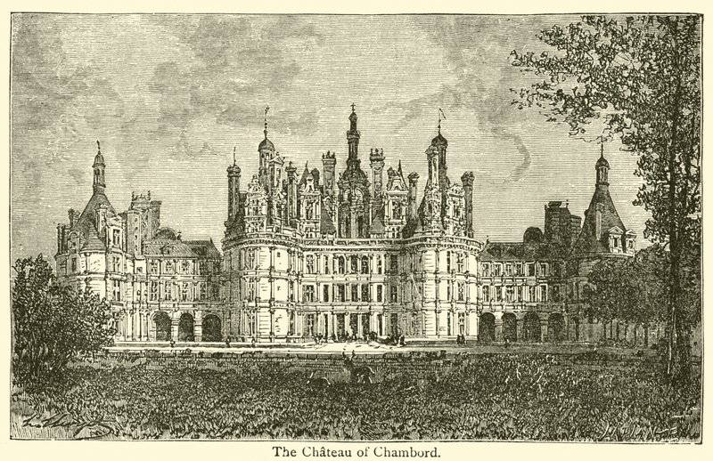 The Chateau of Chambord (engraving) 作者 法语学校
