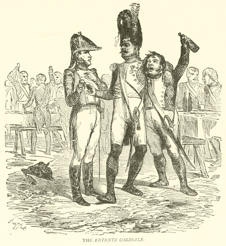 The Entente Cordiale (engraving) 作者 法语学校