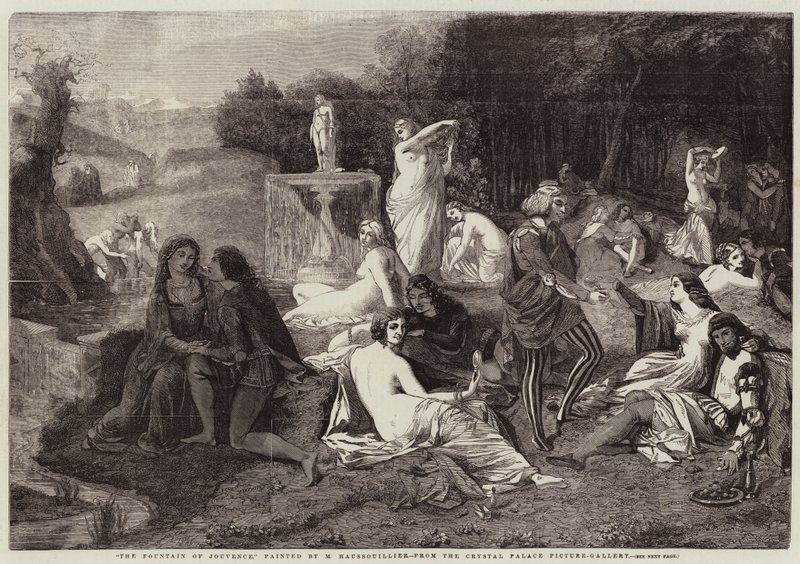 The Fountain of Jouvence (engraving) 作者 法语学校