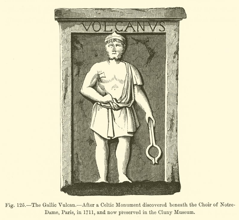 The Gallic Vulcan (engraving) 作者 法语学校