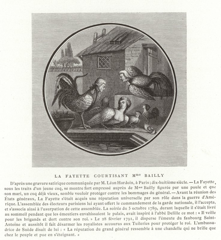 拉斐特侯爵（Marquis de Lafayette）向巴利女士求婚 作者 法语学校