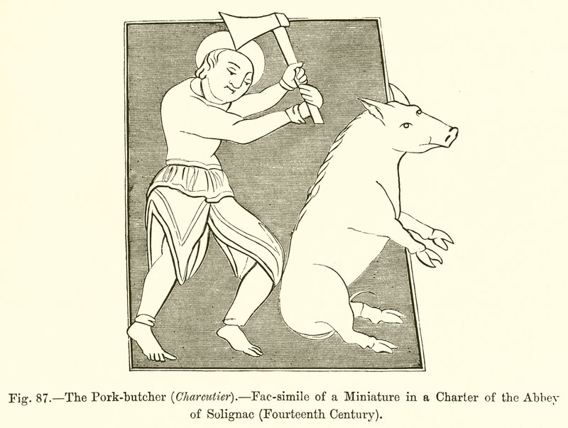 猪肉屠夫（Charcutier） 作者 法语学校