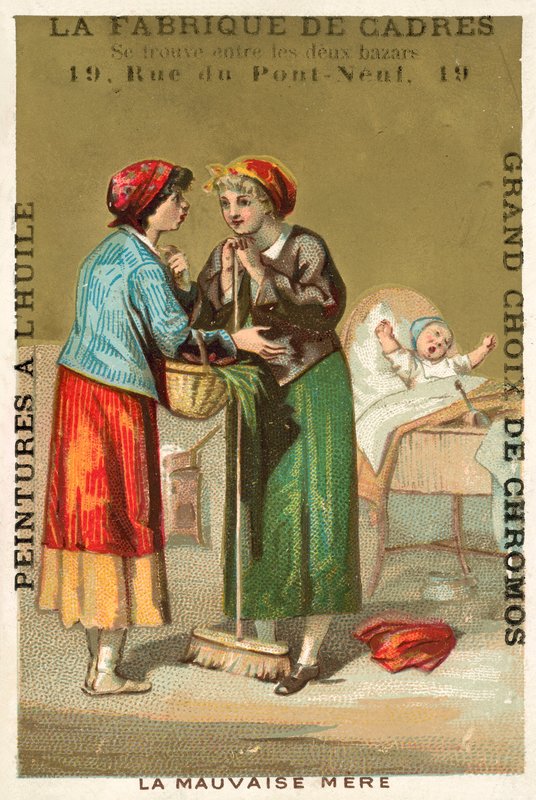 The bad mother (chromolitho) 作者 法语学校