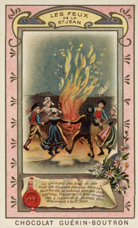 The fires of St John (chromolitho) 作者 法语学校