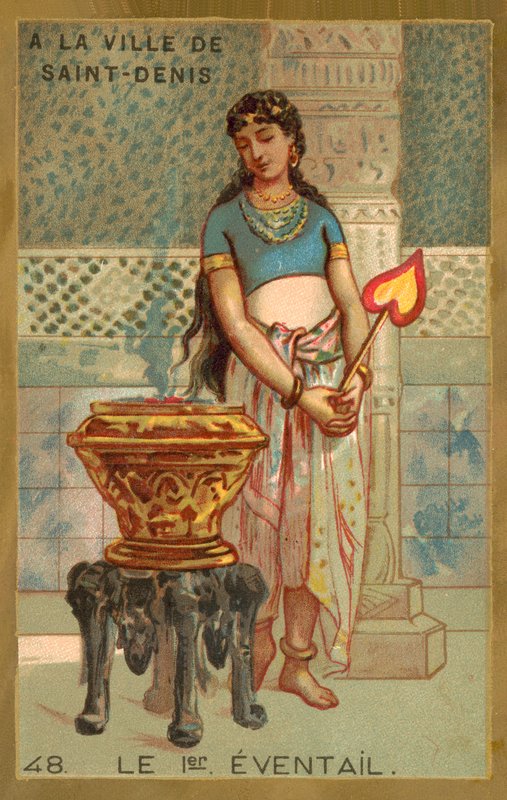 The first fan (chromolitho) 作者 法语学校