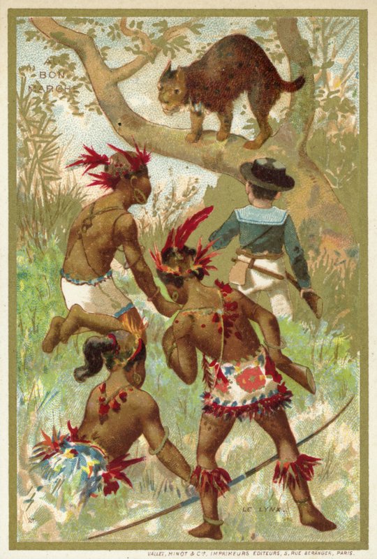 The lynx (chromolitho) 作者 法语学校