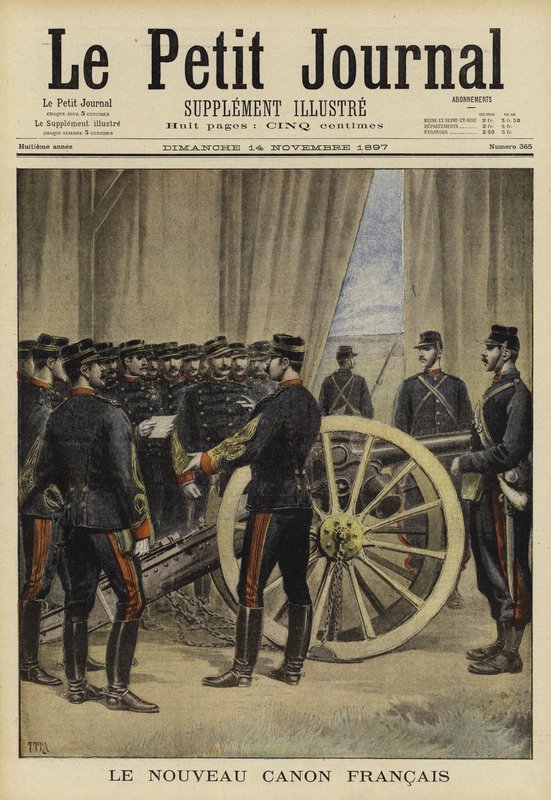 新法国大炮，1897年 作者 法语学校